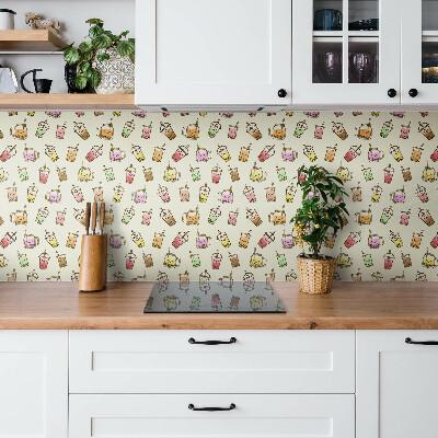 Vinyl tiles wall Colorful cocktail