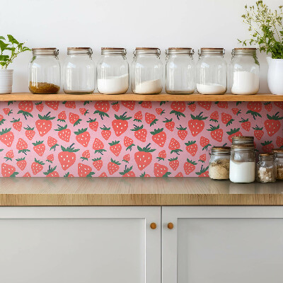 Pvc wall panels Cartoon strawberry