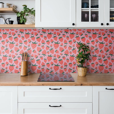 Pvc wall panels Cartoon strawberry