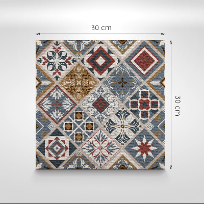 Vinyl tiles Boho composition