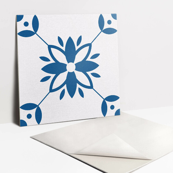 Self adhesive vinyl tiles Floral ornament