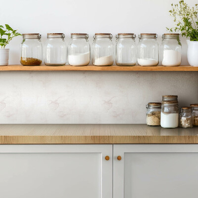 Vinyl tiles wall Delicate light marble