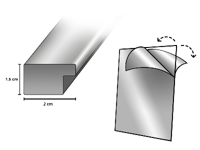 White Poster Frame 8x12 inch (20x30 cm)