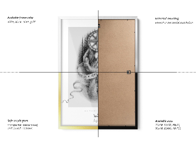 White Poster Frame 8x12 inch (20x30 cm)