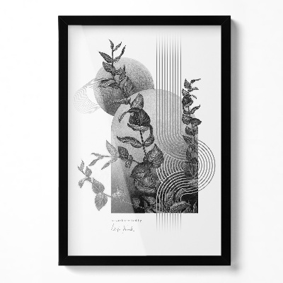 Black Hanging Photo Frame 16x24 inch (40x60 cm)