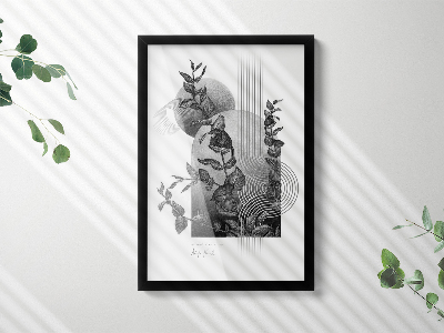 Black Hanging Photo Frame 16x24 inch (40x60 cm)