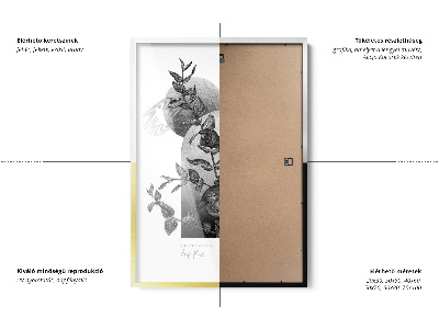 Black Hanging Picture Frame 28x39 inch (70x100 cm)