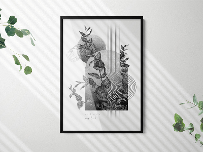 Black Hanging Picture Frame 28x39 inch (70x100 cm)