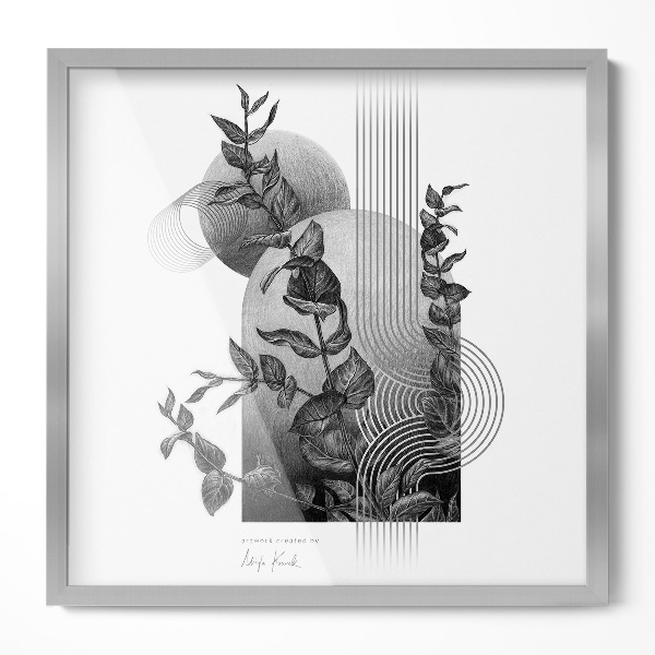 Silver Hanging Frame 20x20 inch (50x50 cm)