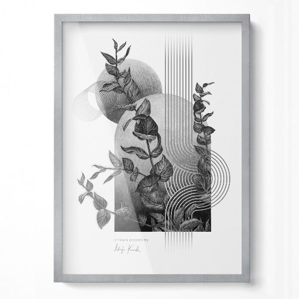 Silver Hanging Photo Frame 20x28 inch (50x70 cm)