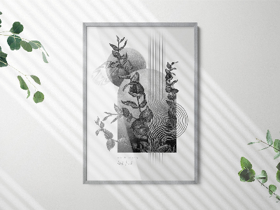 Silver Hanging Picture Frame 28x39 inch (70x100 cm)