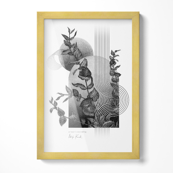 Gold Hanging Picture Frame 8x12 inch (20x30 cm)