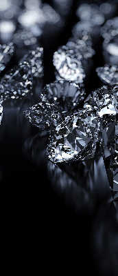 Fabric roller blind Diamonds and sparkle