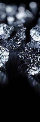 Fabric roller blind Diamonds and sparkle
