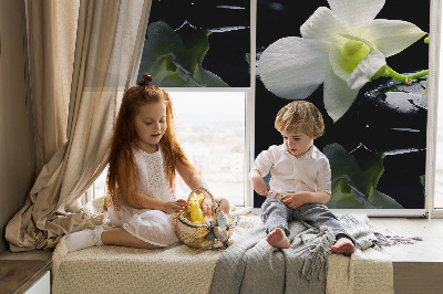 Modern roller blind Orchids and elegance