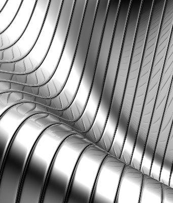Modern roller blind Metallic abstraction