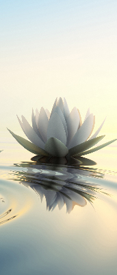 Fabric roller blind Water lilies