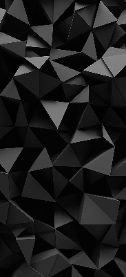 Modern roller blind Black origami