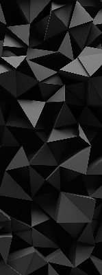 Modern roller blind Black origami