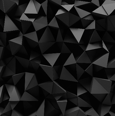 Modern roller blind Black origami