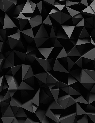Modern roller blind Black origami