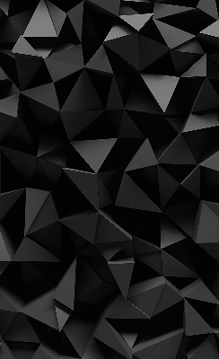 Modern roller blind Black origami