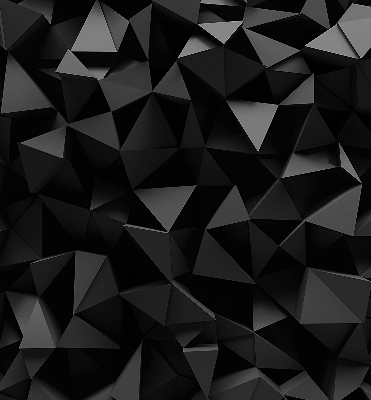 Modern roller blind Black origami