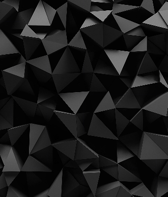 Modern roller blind Black origami