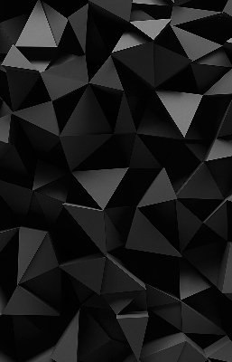 Modern roller blind Black origami