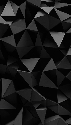 Modern roller blind Black origami