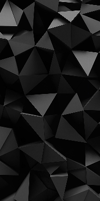 Modern roller blind Black origami