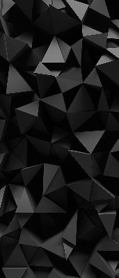 Modern roller blind Black origami