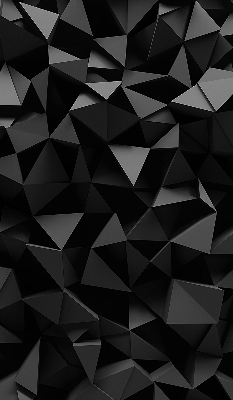 Modern roller blind Black origami