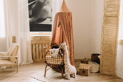Fabric roller blind Cats in the window