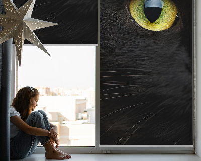 Modern roller blind Cat eyes