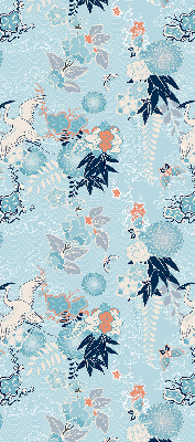 Fabric roller blind Blue nature
