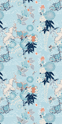 Fabric roller blind Blue nature