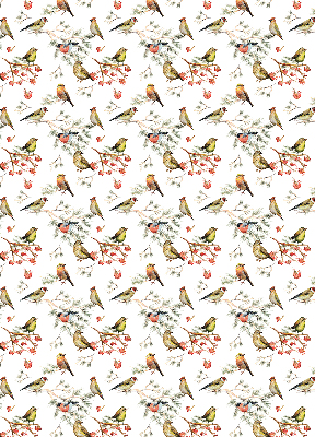 Modern roller blind Birds on the branches