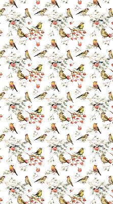 Modern roller blind Birds on the branches