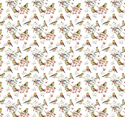 Modern roller blind Birds on the branches