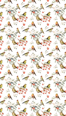 Modern roller blind Birds on the branches