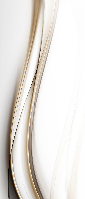 Roller blind for large windows wave pattern on a white background