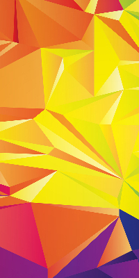Modern roller blind Colorful origami pattern