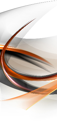 Roller blind for large window Orange line pattern