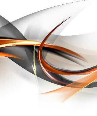 Roller blind for large window Orange line pattern