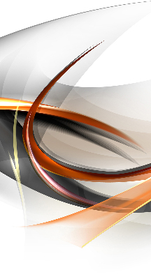 Roller blind for large window Orange line pattern
