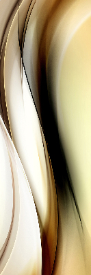 Fabric roller blind Yellow abstraction
