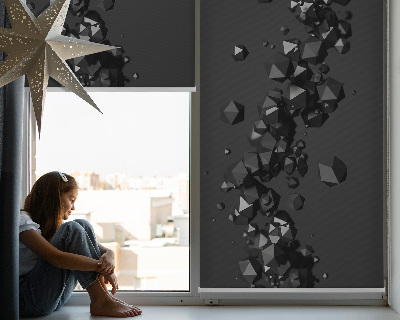 Roller blind for large window Falling lumps