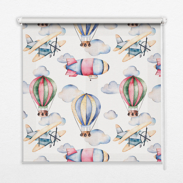 Roller blind for large window Airships and balloons