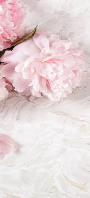 Roller blind for large window Flowers